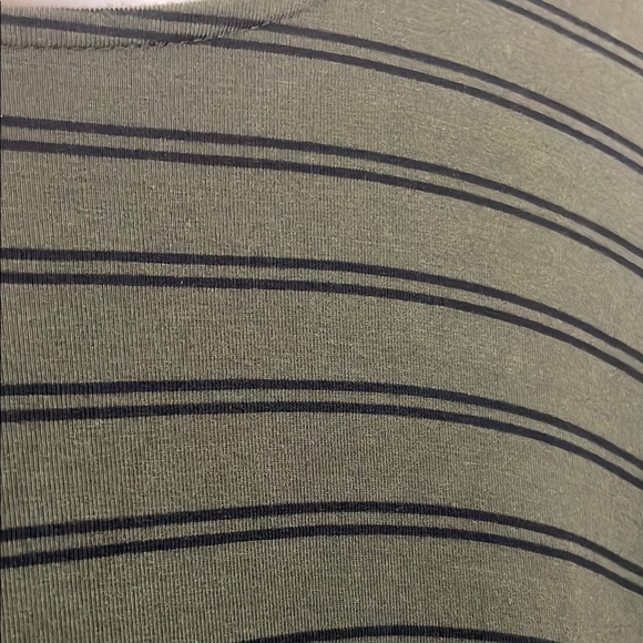 Old Navy striped Green and navy blue midi Dress - Picture 3 of 4
